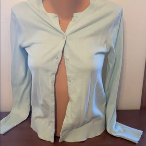 3/$15 J. Crew seafoam green cardigan
